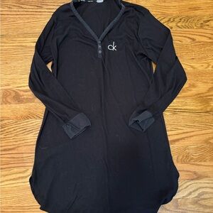 Calvin Klein Black night shirt